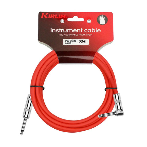 Cable Instrumento 3 Mts Plug Plug L Kirlin IPCV242-3M Rojo