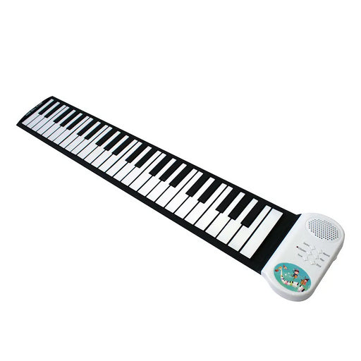 Piano Eléctrico Portatil Flexible 49 Teclas Allegro All-K49 Negro Silicona