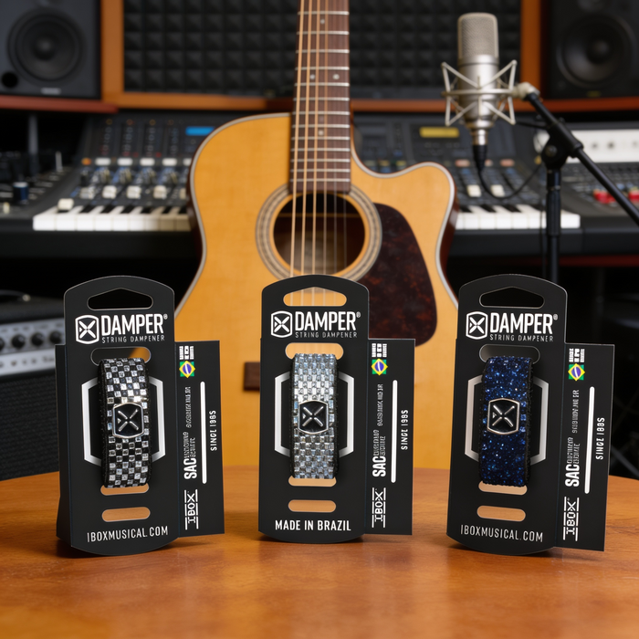 Damper Guitarra y Bajo Artistic Line Cristal DAMD Colores