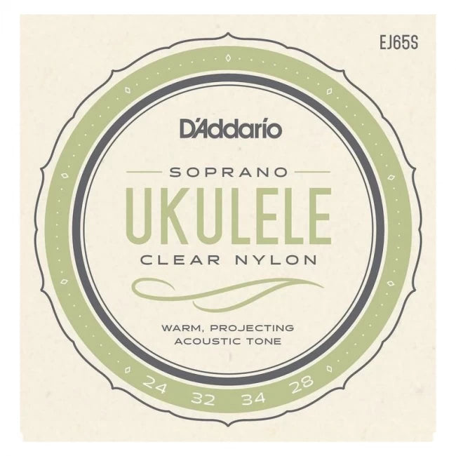 Cuerdas Ukelele Soprano Daddario EJ65S