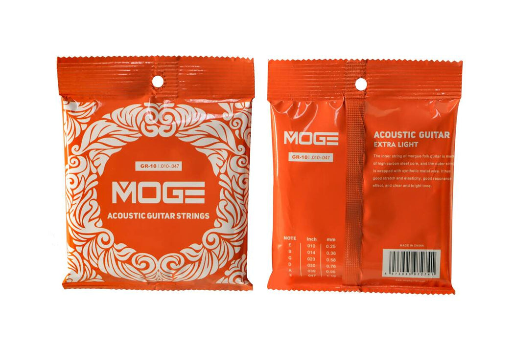 Cuerdas Guitarra Acustica Moge Bronce GR-10 10-47