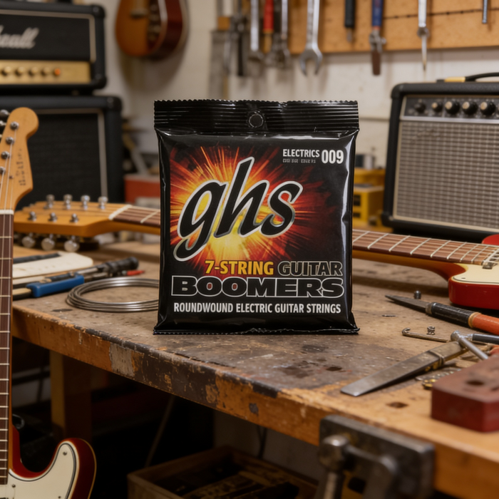 Cuerdas Guitarra Electrica GHS 7 Cuerdas 09-58 Boomers