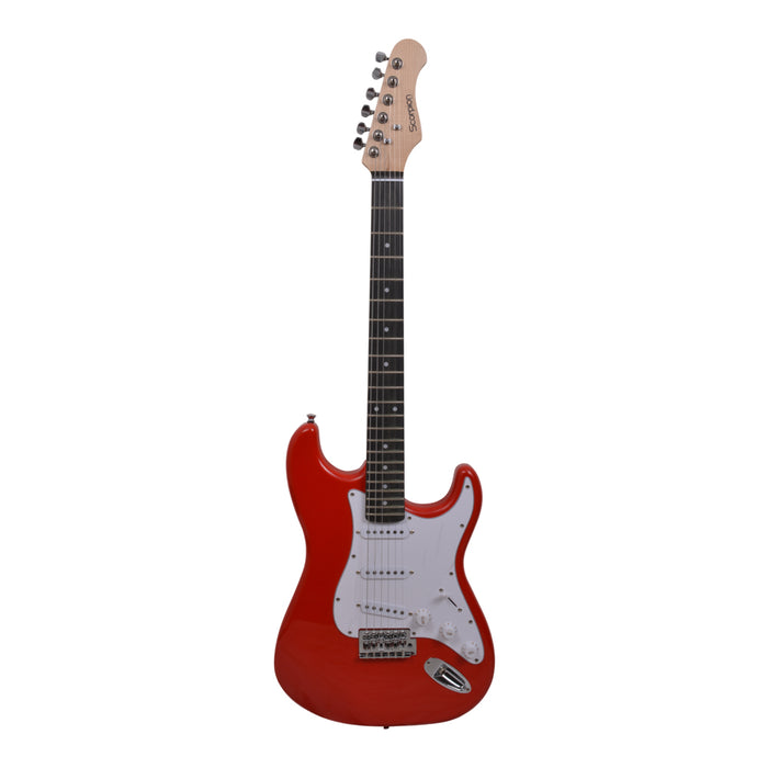 Pack Guitarra Eléctrica Scorpion PAC-5RD Roja
