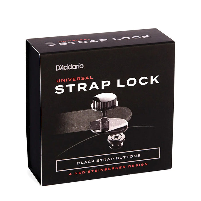 Strap Lock D'Addario Negro PWSLS01