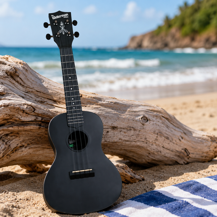 Ukelele Concierto Kala Waterman KA-R-WMS Negro