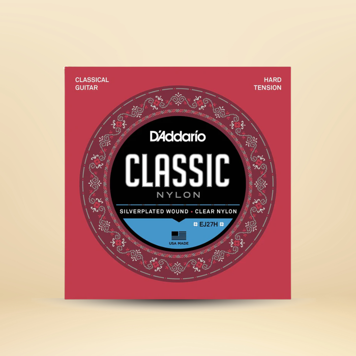 Cuerdas Clásica Nylon D'Addario EJ27H Alta Tensión