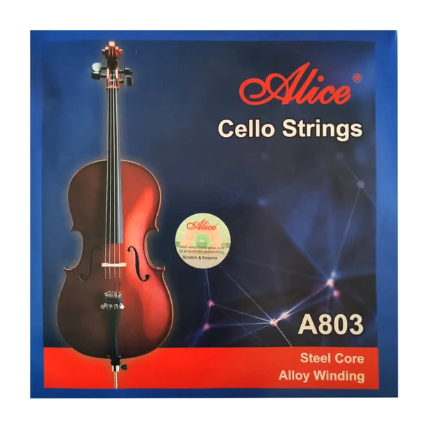 Cuerdas Cello 3/4 / 4/4 Alice