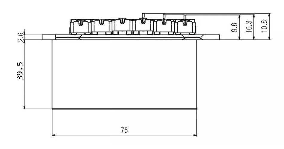 Puente Guitarra Eléctrica BS108C Roller