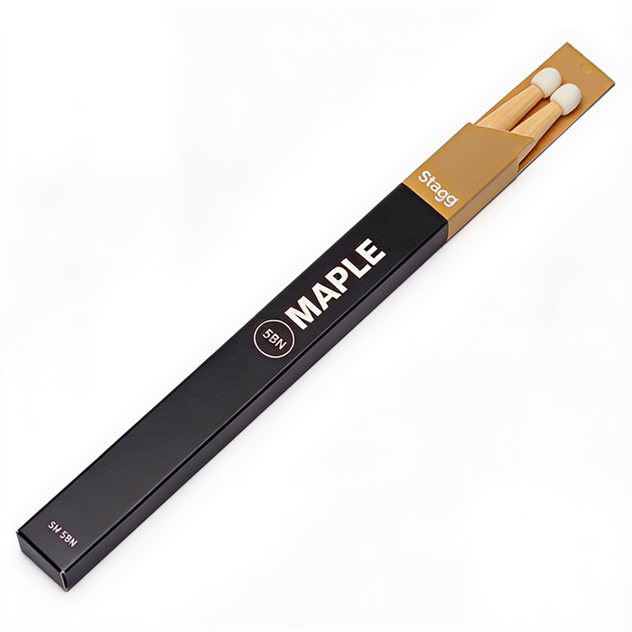 Baquetas 5BN Stagg Maple Punta Nylon
