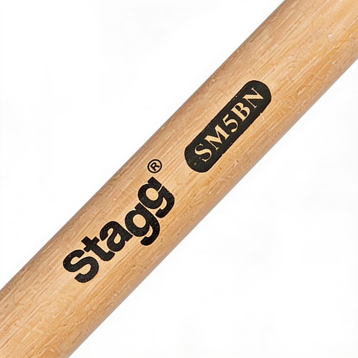 Baquetas 5BN Stagg Maple Punta Nylon