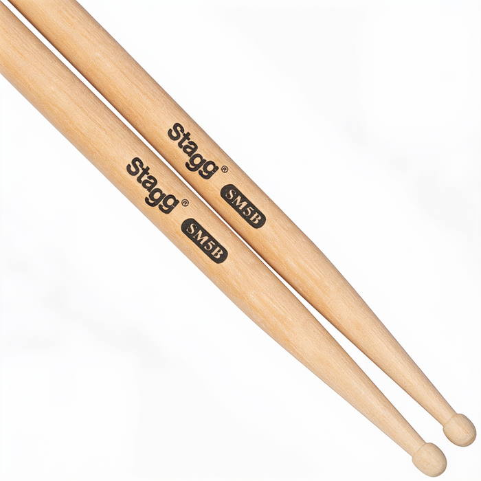 Baquetas 5B Stagg Maple Punta Madera
