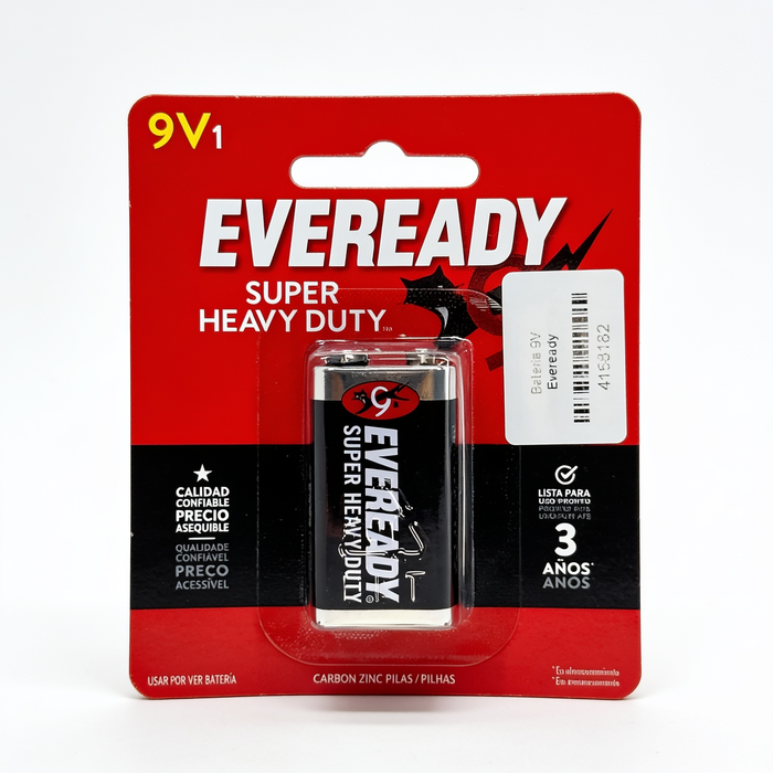 Batería 9V Eveready