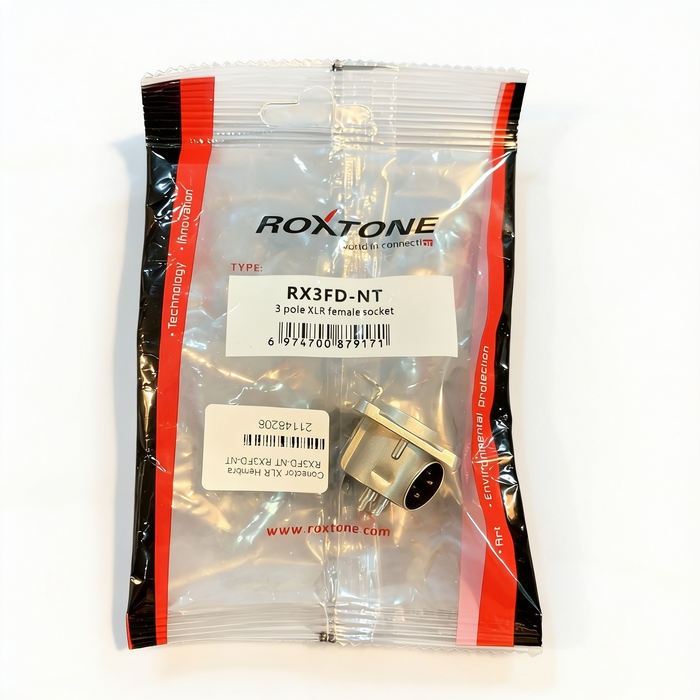 Conector XLR Hembra RX3FD-NT