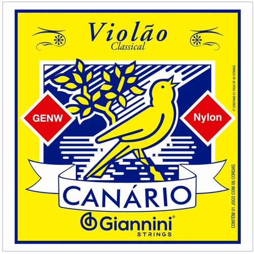 Cuerdas Guitarra Clasica Canario Giannini Nylon
