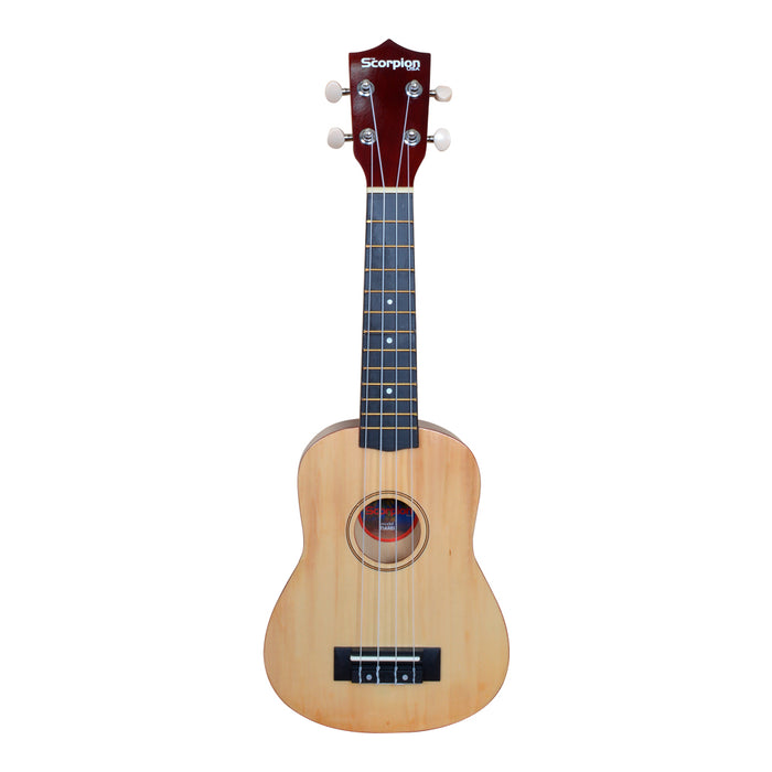 Kit Ukelele Soprano Scorpion Sckuk-30s Natural