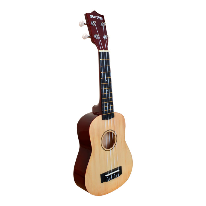 Kit Ukelele Soprano Scorpion Sckuk-30s Natural