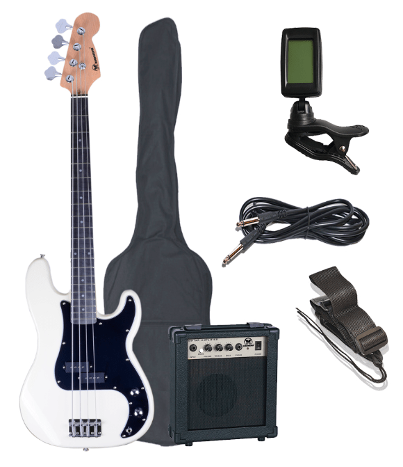 Pack Bajo Hondo HGP-720 Blanco + Ampli 20 W