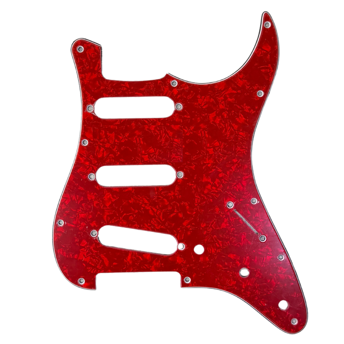 Pickguard - Placa Stratocaster SSS Rojo Perlado