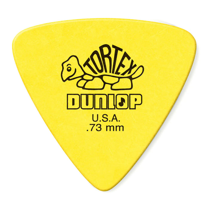 Uñeta Dunlop Tortex 3 puntas 73mm Amarilla