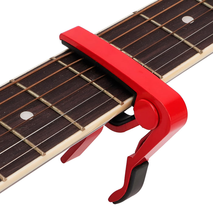 Cejillo Guitarra Acústica/Eléctrica Scorpion SNRO-100 Rojo