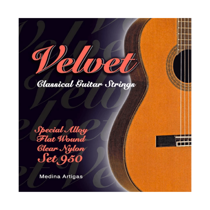 Cuerdas Guitarra Clásica Medina Artigas Velvet 950 Nylon
