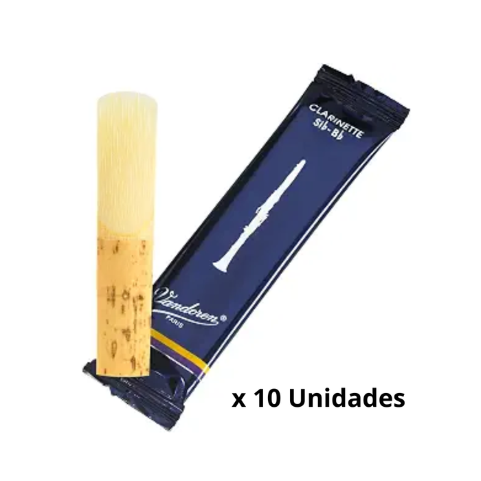 Set Caña Clarinete Vandoren 2 /10 Cañas