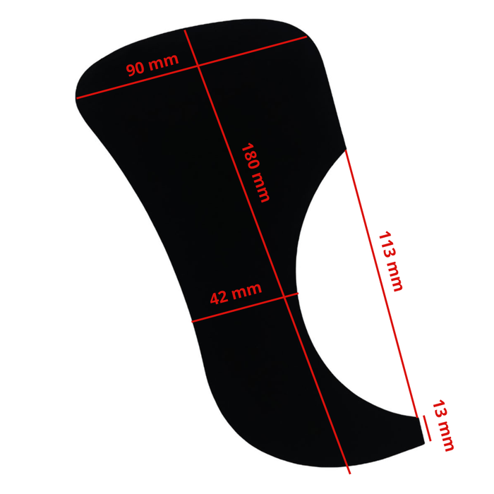 Pickguard - Placa Guitarra Acústica Negro