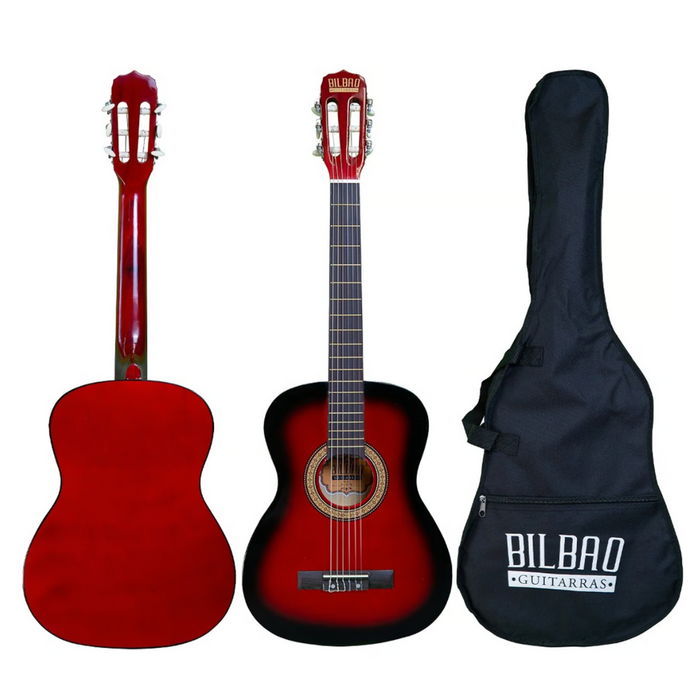 Guitarra Acustica Bilbao Niño Bil-12-RB 34 Roja