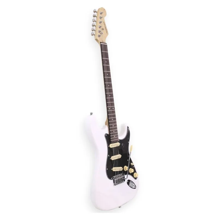 Pack Guitarra Eléctrica Freeman Rockstarter Blanco
