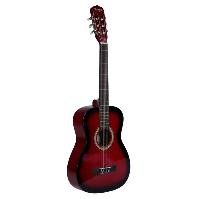 Guitarra Acústica Vizcaya 3/4 Nylon Roja + Envío GRATIS en RM