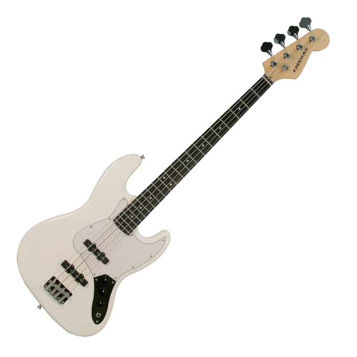 Bajo Jazz Bass Freeman E81 4 Cuerdas Blanco