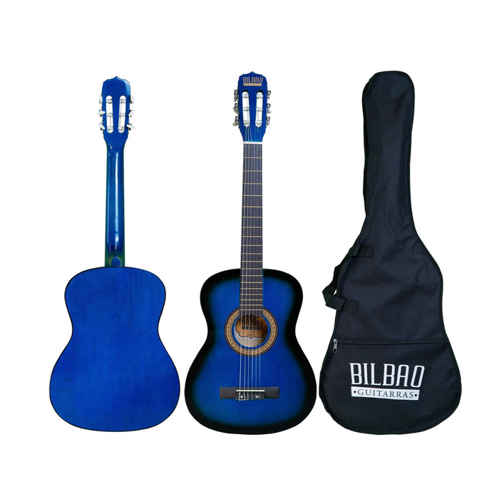 Guitarra Acustica Bilbao Niño Bil-12-BB 34 Azul