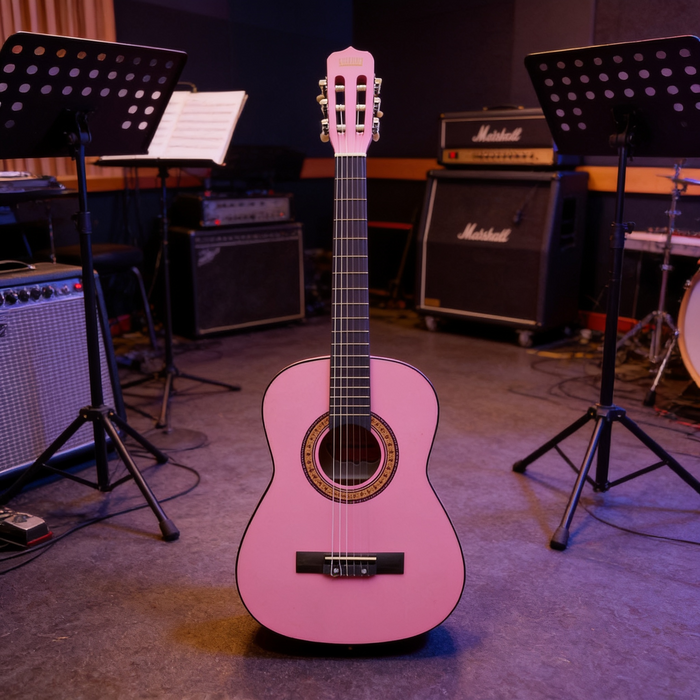 Guitarra Clásica 34 Bilbao BIL-12PK Rosado