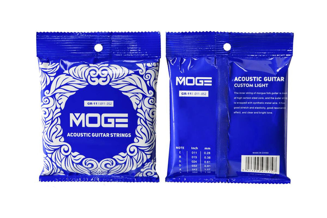 Cuerdas Guitarra Acústica Moge Bronce GR-11 11-52