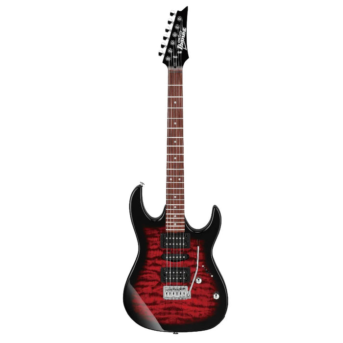 Guitarra Electrica Ibanez GRX70QE Transparent Red