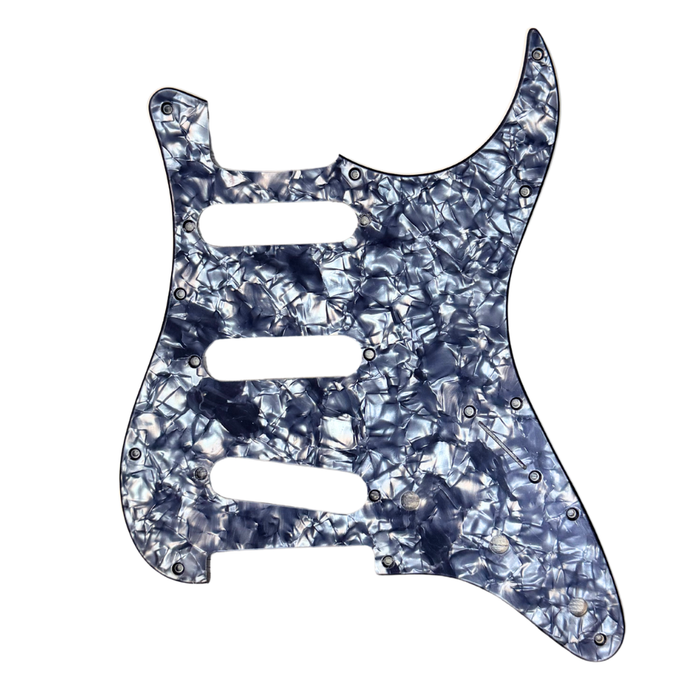 Pickguard - Placa Stratocaster SSS Gris Perlado
