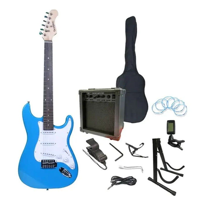 Pack Guitarra Eléctrica Scorpion PAC-6 BL Azul - vista 2
