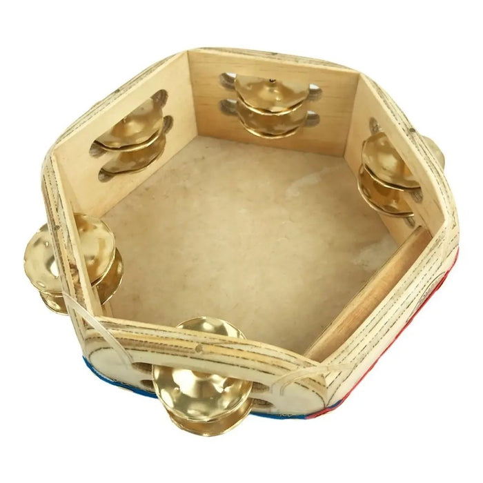 Pandero Cuequero Chapa Bronce - vista 3