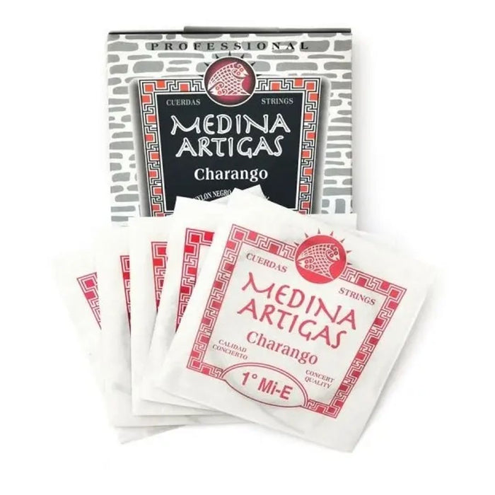 Cuerdas Charango Medina Artigas 1230 Nylon Negro - vista 3