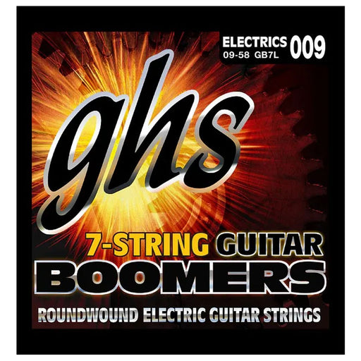 Cuerdas Guitarra Electrica GHS 7 Cuerdas 09-58 Boomers - vista 2