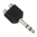Adaptador 2 RCA Hembra a Plug Estereo - vista 2