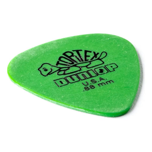 Uñeta Dunlop Tortex 0.88 mm Verde - vista 2